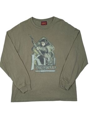 The Hobbit An Unexpected Journey 2012 Kili The Drawf Movie Promo T Shirt XL RARE